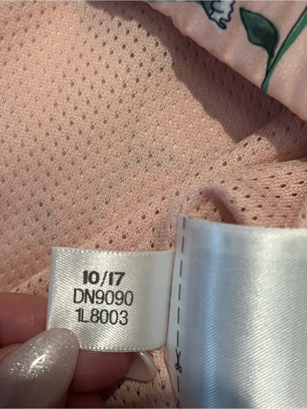Adidas Originals DN9090 Floral Oversized Anorak Windbreaker Hoodie M - Picture 9 of 9